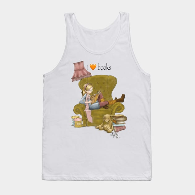 I love books Tank Top by LadyKikki